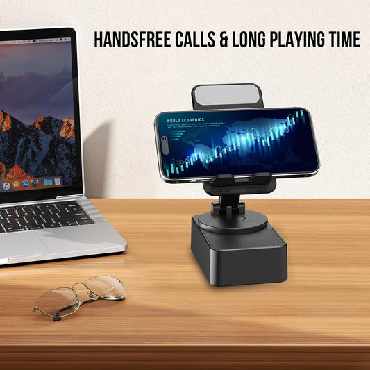 Phone Stand With Bluetooth Speaker | حامل هاتف مع مكبر صوت بلوتوث